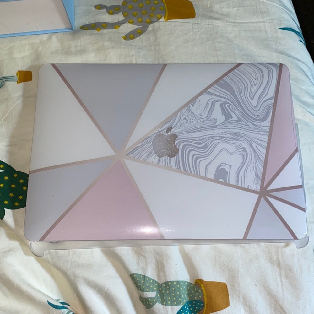 New mac book air 13 case with silicone decorative keyboard skin